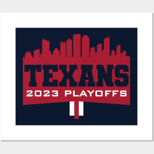 Texans 2023 Playoffs Posters and Art